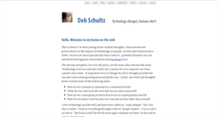 Desktop Screenshot of deborahschultz.com